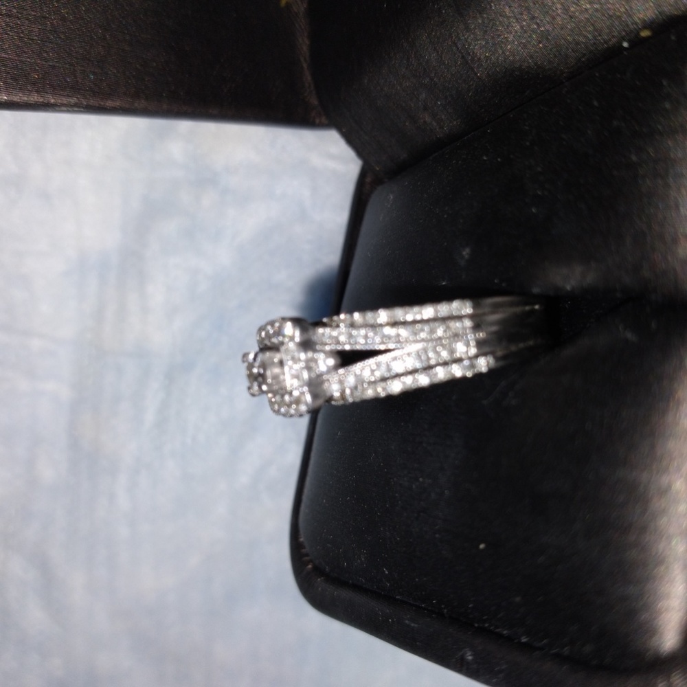 Diamond Engagement Ring 14k white gold - Picture 4 of 7